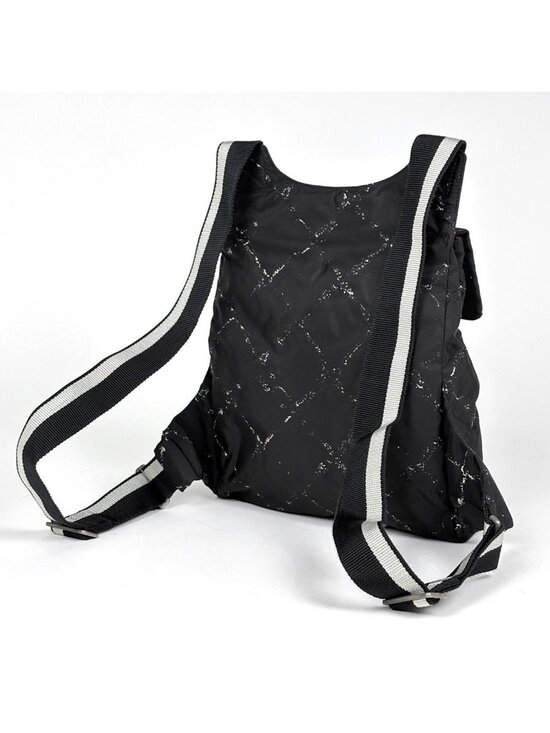 Chanel Vintage Travel Line Backpack Nylon Black